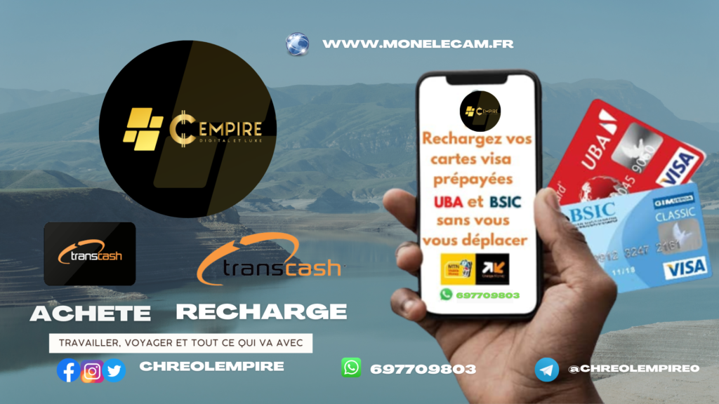 recharger votre carte prépayée à partir de votre compte Orange MTN ou même Express Union Money