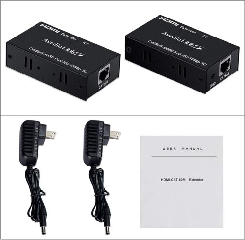 HDMI-Extender-60m-1080p-3D-emetteur-recepteur-RJ45-Ethernet-Converter-Maroc-6